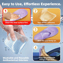 ZAIWOO Arch Support Inserts Women for Flat Feet, Reusable, 2 Height Options | Clear | 2 Pair High 0.47in — 6