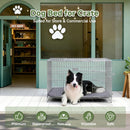 Outdoor Dog Crate Pad Bed, Reversible Waterproof Wipeable Kennel Mat, 35x22 — 5