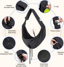 Dog Sling Carrier for Small Dogs & Cats,Pet Carrier Sling Bag with Adjustable…