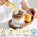 8PCS Gold Mini Metal Tongs, 5" Stainless Steel Serving Tiny Tong, Small Kitchen Accessories for Appetizer, Ice,… — 5