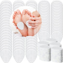 100 Packs Metatarsal Foot Pads Ball of Foot Cushions Forefoot Pads for Women Men Metatarsal Support for Forefoot Sole and Support, 0.2 Inch Thick, White 1