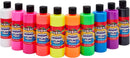 Cra-Z-Art POP! Neon Washable Tempera Paint For Kids Bulk Pack 10ct, Assorted Fluorescent Colors Tempera Paint Set 8oz each bottle, Back To School Teachers Supplies — 1