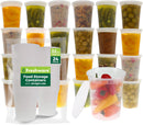 Freshware Food Storage Containers [24 Set] 32 oz Plastic Deli Containers with…