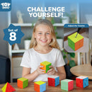 STEAM Life Speed Cube Set 8 Pack Magic Cube | Includes 3x3, 2x2, 4x4 Speed Cube, Pyramid Cube, Megaminx Cube Bundle Collection Cube Toys for Kids & Adults — 2