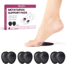 Welnove Metatarsal Pads for Women Men - Drip-Shape - Leather Ball-of-Foot Cushions for Forefoot Support - Soft Ball of Foot Pads for Metatarsalgia, Morton’s Neuroma, Fit for High Heels,Shoes(Size：M) 1