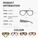 Trendy Aviator Sunglasses Womens Mens Oversized 90s Shades AR82372 | C1 Brown/Green | 56 Millimeters — 5