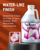 INCLY Epoxy Resin 2 Gallon, Crystal Clear Bubbles Free Resin Supplies — 2