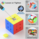 Full Size 3x3x3 Speed Cube Set, 2.2in Puzzle Party Favors Toy Stickerless Magic Cube Set, School Classroom Prize for Students, Birthday Party Stocking Stuffers Gifts for Kids Teens Adults(15 Pack) — 3