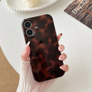 Huahuacase Compatible with for iPhone 16 Case, Tortoise Shell Chic Amber Brown Print Leopard, Classic Soft TPU Protective Shockproof Case for iPhone 16 6.1 ''Color2 — 4