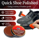 IKI Black Brown Shoe Polish Kit Boots Care Wax Leather Shoes Shine Paste | Brown Polish Kit — 3