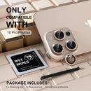 Misea Compatible for iPhone 16 Pro/iPhone 16 Pro Max Camera Lens Protector photo 2