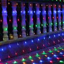 Dazzle Bright Christmas 360 LED Net Lights, 12FT x 5 FT Connectable Waterproof String Lights Clear Wire with 8 Modes, Christmas Decorations for Indoor Outdoor Xmas Yard Garden Decor (Multi Colored) — 7