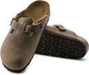 Birkenstock Women's Boston Soft Footbed Clogs – Brown (Tabacco Brown) — 5