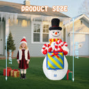 8Ft Tall Inflatable Snowman Christmas Decorations,Built-in LED Lights Outdoor Holiday Decor with Gift Box and Candy Canes, Fast Self-Inflating,for Yard Holiday Xmas New Year — 5