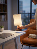 Rechargeable Cordless Table Lamp – 4000mAh Battery Bedside Lamp, Mini Touch Control Dimmable LED Light with 3 Color… — 6