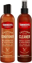 Tanner's Preserve Leather Cleaner & Conditioner Duo Pack, Cleans, Rejuvinates…