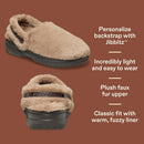 Crocs Unisex-Adult Classic Unfurgettable Lined Clogs, Fuzzy Slippers | 9 Women/7 Men | Milk Chocolate — 8