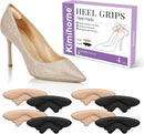 Shoe Grips Liners for Loose Shoes - Kimihome 4-Pair Heel Inserts Pads for Back of Heel Protect, Prevent Slip, Blisters, Rubbing, Fit Boots, Sandals, High Heels, Shoes Too Big, Men Women, Mulitcolor — 1