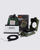 AOFAR AF-4074 Military Compass for Hiking,Lensatic Sighting Waterproof,Durable,Inclinometer for Camping,Boy Scount,Geology Activities Boating | Camouflage — 6