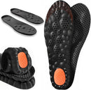 4D Cloud Steppers Insoles for Men and Women, Work Boot Cushioning Inserts - Black — 1