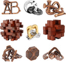 9pcs Difficulty Puzzles Gift for Adults, Teens, and Kids Brain Teaser Puzzles Game Desk Toys — 1