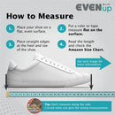 EVENup - Shoe Lift for Walking Boot I Adult Size Medium I Shoe Balancer for Use with Fracture Boots or Leg Length Discrepancy I 3 Adjustable Heights for Gait Improvement I Shoe Leveler, Shoe Riser - Small — 2