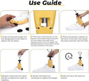 2 Piece Shoe Stretcher Boot Stretcher for Men & Women, 3-Way Shoe Widener | yellow — 4