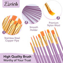 ESRICH 240PCS Paint Brushes, Paint Brush for Acrylic Painting | Purple — 2