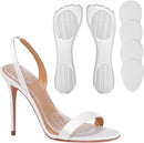 1 Pairs of Inserts for High Heels, 3/4 Gel Cushion Insoles ＆2 Pairs of Clear Non Slip Shoe Pads for Heels, Adhesive Anti-Skid Shoe Pads for Women and Men Shose (Clear) — 1