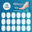 Kimihome Hydrogel Bunion Cushions, 18 Pcs Bunion Pads for Women and Men, Against Shoe Pressure and Friction, Blister Prevention, Water & Sweat Resistant - Transparent | 18 Count — 8