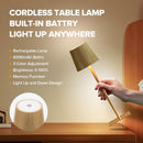LUTEC 4 Pack Cordless Table Lamp,6000mAh Rechargeable Battery Operated Desk Lamp,Two Adjustable Heights,Waterproof,… — 3