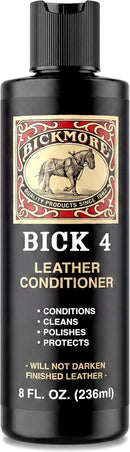 Bick 4 Leather Conditioner & Cleaner, Won't Darken Boots, Couch, Bags 8 oz — 1