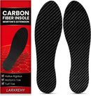 Carbon Fiber Insole for Men & Women 1 Pair: 1.5mm Thick Rigid Shoe Insert for Morton's Toe, Turf Toe, Hallux Rigidus & Arthritis - Alternative to Post Op Shoe(265mm) — 1