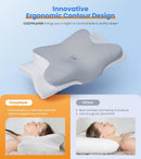 Ultra Pain Relief Cooling Pillow for Neck Support, Adjustable Cervical Pillow Cozy Sleeping, Odorless Ergonomic Contour Memory Foam Pillows, Orthopedic Bed Pillow for Side Back Stomach Sleeper - Dark Grey — 2