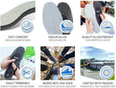 6 Pair Pack Anti Odour Shoe Insoles Set with Odor Eating Charcoal | Shoe Inserts | Kaps Odour Stop | Cut to Size — 4