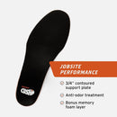 BRUNT High Arch CUSH’N Insoles - Comfort Work Boot Insoles with Added Support - Orthotic Arch Stabilizer - 3/4” Contoured Support Plate - Moisture Wicking - Anti-Odor Treatment — 3