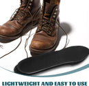2 Pairs Black EVA Work Insoles for Steel Toe Boots, Men — 3