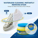 White Shoes Clean Cream, 210g Shoe Cleaner Kit with Dual-Clean Sponge — 2