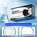 50Pcs Surgical Masks,Black Disposable Face Masks,3-Ply Breathable Mask For Adults,Great For Outdoors, Home, Office, School — 6
