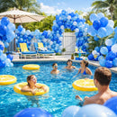 Blue Balloons Latex Balloons 100 Pack, 12 Inch Round Helium Light Blue Party Balloons for Bridal Shower Wedding Birthday Baby Shower Anniversary Party Decorations — 5