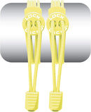 Lock Laces | Elastic No Tie Shoelaces | Neon Yellow — 1