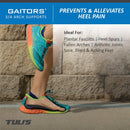 Tuli's Gaitors, 3/4 Length Arch Support Insoles for Fallen Arches, Large — 2