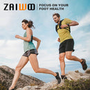 ZAIWOO Wearable Arch Support Inserts for Women & Men – 2 Adjustable Heights | Black — 8