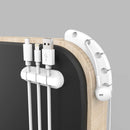INCHOR Cord Organizer for Desk, White Cable Organizer Cable Clips 2 Pack photo 4