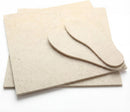 Cuffbow 2 Pcs Wool Blend Insoles for Men Women Cut to Size Insole, Beige — 1