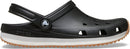 Crocs Unisex-Adult Classic Retro Runner Clogs | 8 Women/6 Men | Black — 6