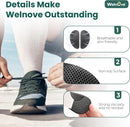 Welnone Graphene Arch Support Inserts - 8 Pcs 9mm & 19mm Arch Insoles Pads with Lightweight Memory Foam, Anti-Slip Ergonomic Orthotic Insert for Plantar Fasciitis Flat Feet, High & Fallen Archs - Black — 5