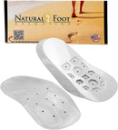 Natural Foot Orthotics. Podiatrist Designed for Medium Height Arches. Recommended for Plantar Fasciitis, Heel Spurs, Bunions, Neuromas, & Hammertoes. Intermediate Stabilizer Arch Supports Insoles - Men's 4-4.5 / Women's 5-5.5 — 1