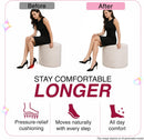 Metatarsal Pads Women, Ball of Foot Cushions for Women and Men, Gel Foot Cushion Pads, Soft Forefoot for Support, Metatarsal Insoles for Shoes, High Heels, Sandals, Boots, 2 Pack Beige 4