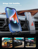 Lamicall 2026 Wider Clamp & Metal Hook Car Phone Holder Vent Accessories | Black photo 3